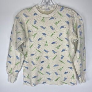 Vintage Ski Skins Allen-A Long Sleeve Shirt Size Large